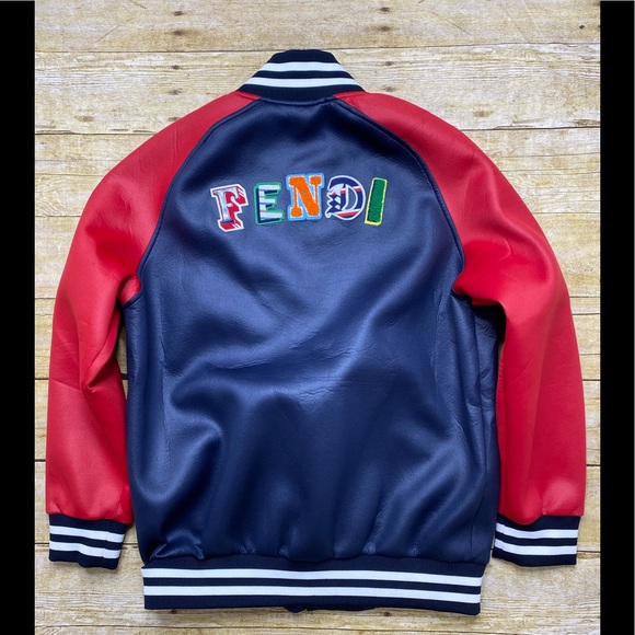 Fendi Jackets & Coats Authentic Fendi Nwot Teen Varsity Jacket